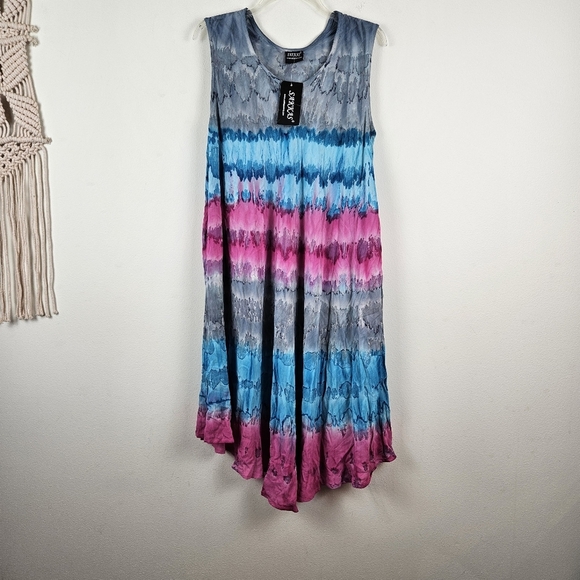 Sakkas Desert Sun Caftan Dress/Cover Up One Size NWT - Picture 1 of 6